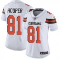 Wholesale Cheap Nike Browns #81 Austin Hooper White Women's Stitched NFL Vapor Untouchable Limited Jersey