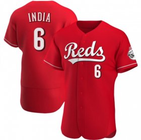 Men\'s Jonathan India Cincinnati Reds Authentic Red jersey