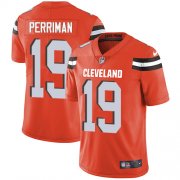 Wholesale Cheap Nike Browns #19 Breshad Perriman Orange Alternate Men's Stitched NFL Vapor Untouchable Limited Jersey