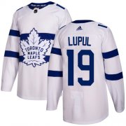 Wholesale Cheap Adidas Maple Leafs #19 Joffrey Lupul White Authentic 2018 Stadium Series Stitched Youth NHL Jersey