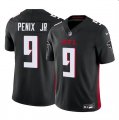 Cheap Men's Atlanta Falcons #9 Michael Penix Jr Black 2024 Draft F.U.S.E. Vapor Untouchable Limited Football Stitched Jersey