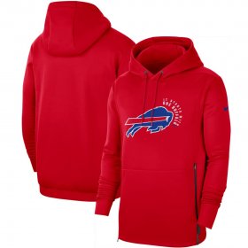 Wholesale Cheap Buffalo Bills Nike Sideline Local Performance Pullover Hoodie Red
