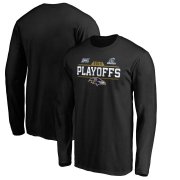 Wholesale Cheap Baltimore Ravens 2019 NFL Playoffs Bound Chip Shot Long Sleeve T-Shirt Black