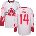 Wholesale Cheap Team CA. #14 Jamie Benn White 2016 World Cup Stitched NHL Jersey