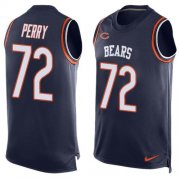 Wholesale Cheap Nike Bears #72 William Perry Navy Blue Team Color Men's Stitched NFL Limited Tank Top Jersey