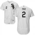 Wholesale Cheap White Sox #2 Nellie Fox White(Black Strip) Flexbase Authentic Collection Stitched MLB Jersey