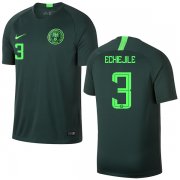 Wholesale Cheap Nigeria #3 Echiejile Away Soccer Country Jersey