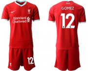 Wholesale Cheap Men 2020-2021 club Liverpool home 12 red Soccer Jerseys