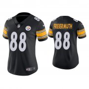 Wholesale Cheap Women's Pittsburgh Steelers #88 Pat Freiermuth Vapor Limited Black Jersey
