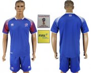 Wholesale Cheap Iceland Blank Home Soccer Country Jersey