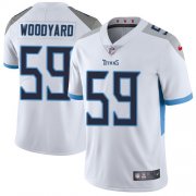 Wholesale Cheap Nike Titans #59 Wesley Woodyard White Men's Stitched NFL Vapor Untouchable Limited Jersey