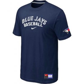 Wholesale Cheap Toronto Blue Jays Nike Short Sleeve Practice MLB T-Shirt Midnight Blue