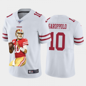 Cheap San Francisco 49ers #10 Jimmy Garoppolo Nike Team Hero 2 Vapor Limited NFL 100 Jersey White