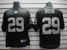 Wholesale Cheap Raiders #29 Micheal Bush Black Stitched NFL Jersey