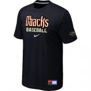 Wholesale Cheap Arizona Diamondbacks Nike Short Sleeve Practice MLB T-Shirt Black