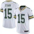Wholesale Cheap Nike Packers #15 Bart Starr White Men's Stitched NFL Vapor Untouchable Limited Jersey