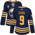 Wholesale Cheap Adidas Sabres #9 Jack Eichel Navy Blue Home Authentic Women's Stitched NHL Jersey