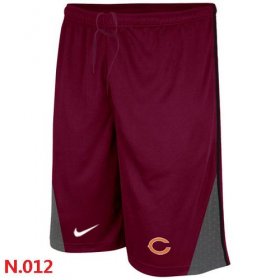Wholesale Cheap Nike NFL Chicago Bears Classic Shorts Red