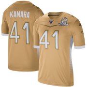 Wholesale Cheap New Orleans Saints #41 Alvin Kamara Nike 2020 NFC Pro Bowl Game Jersey Gold