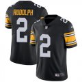 Wholesale Cheap Nike Steelers #2 Mason Rudolph Black Alternate Men's Stitched NFL Vapor Untouchable Limited Jersey