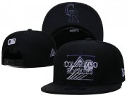Wholesale Cheap Colorado Rockies Stitched Snapback Hats 003
