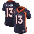 Wholesale Cheap Nike Broncos #13 KJ Hamler Navy Blue Alternate Women's Stitched NFL Vapor Untouchable Limited Jersey