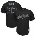 Wholesale Cheap Cleveland Indians #33 Brad Hand Majestic 2019 Players' Weekend Cool Base Player Jersey Black