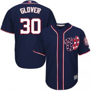 Wholesale Cheap Nationals #30 Koda Glover Navy Blue New Cool Base Stitched Youth MLB Jersey