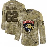 Wholesale Cheap Adidas Panthers #62 Denis Malgin Camo Authentic Stitched NHL Jersey