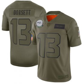 Wholesale Cheap Nike Seahawks #13 Phillip Dorsett Camo Men\'s Stitched NFL Limited 2019 Salute To Service Jersey