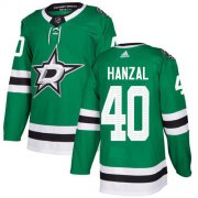 Cheap Adidas Stars #40 Martin Hanzal Green Home Authentic Stitched NHL Jersey