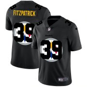 Wholesale Cheap Pittsburgh Steelers #39 Minkah Fitzpatrick Men's Nike Team Logo Dual Overlap Limited NFL Jersey Black