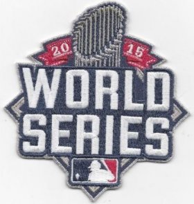 Wholesale Cheap Stitched 2015 World Series Jersey Patch