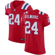 Wholesale Cheap Nike Patriots #24 Stephon Gilmore Red Alternate Men's Stitched NFL Vapor Untouchable Elite Jersey