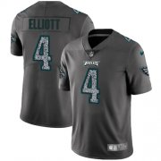 Wholesale Cheap Nike Eagles #4 Jake Elliott Gray Static Men's Stitched NFL Vapor Untouchable Limited Jersey