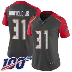 Wholesale Cheap Nike Buccaneers #31 Antoine Winfield Jr. Gray Women\'s Stitched NFL Limited Inverted Legend 100th Season Jersey