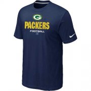 Wholesale Cheap Nike Green Bay Packers Critical Victory NFL T-Shirt Midnight Blue