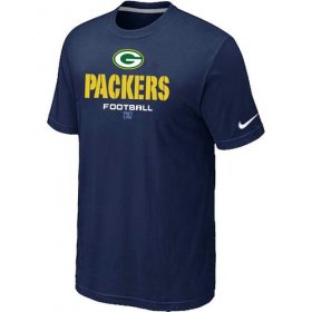 Wholesale Cheap Nike Green Bay Packers Critical Victory NFL T-Shirt Midnight Blue