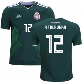 Wholesale Cheap Mexico #12 A.Talavera Home Kid Soccer Country Jersey