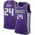 Wholesale Cheap Women's Sacramento Kings #24 Buddy Hield Purple Basketball Swingman Icon Edition Jersey