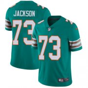 Wholesale Cheap Nike Dolphins #73 Austin Jackson Aqua Green Alternate Men's Stitched NFL Vapor Untouchable Limited Jersey