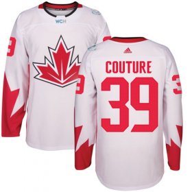 Wholesale Cheap Team CA. #39 Logan Couture White 2016 World Cup Stitched NHL Jersey