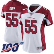 Wholesale Cheap Nike Cardinals #55 Chandler Jones White Women's Stitched NFL 100th Season Vapor Limited Jersey