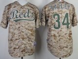 Wholesale Cheap Reds #34 Homer Bailey Camo Cool Base Stitched Youth MLB Jersey