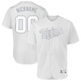 Wholesale Cheap Minnesota Twins Majestic 2019 Players\' Weekend Flex Base Authentic Roster Custom Jersey White