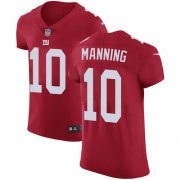 Wholesale Cheap Nike Giants #10 Eli Manning Red Alternate Men's Stitched NFL Vapor Untouchable Elite Jersey