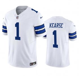 Men\'s Dallas Cowboys #1 Jayron Kearse White 2023 F.U.S.E. Vapor Limited Football Stitched Jersey