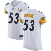 Wholesale Cheap Nike Steelers #53 Maurkice Pouncey White Men's Stitched NFL Vapor Untouchable Elite Jersey