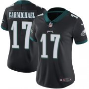 Wholesale Cheap Nike Eagles #17 Harold Carmichael Black Alternate Women's Stitched NFL Vapor Untouchable Limited Jersey