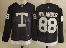Wholesale Cheap Men\'s Toronto Maple Leafs 88 William Nylander Navy 2022 NHL Heritage Classic Adidas Jersey
